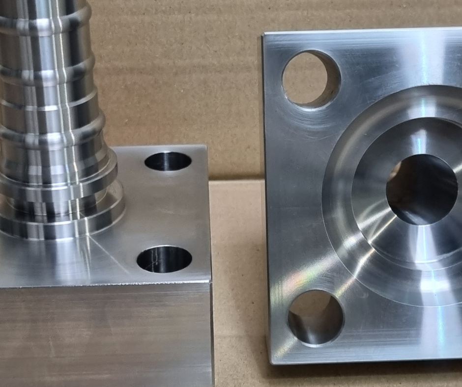 1 1/2" SAE Connection Blocks, Stainless Steel 316L