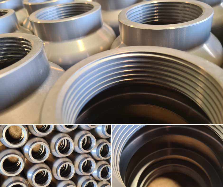Custom Stainless Steel 316Ti Vacuum Annealed Ferrules