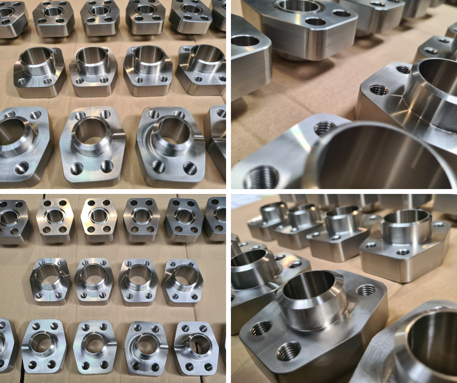 SAE-J518/ISO 6162 Flanges Custom Manufactured in Duplex