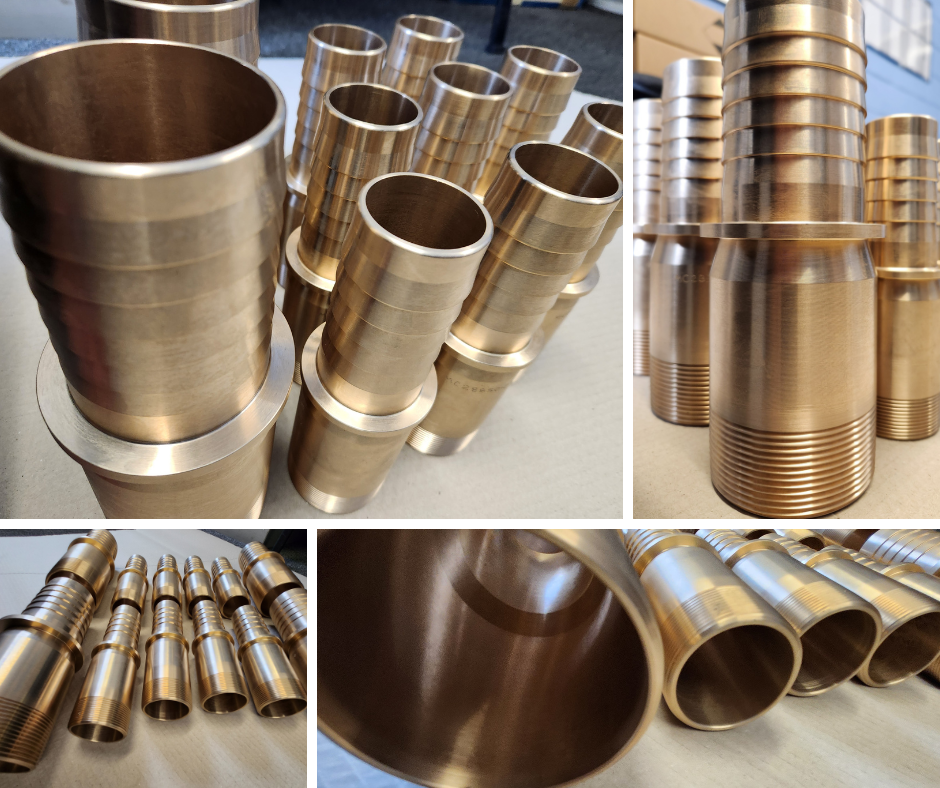 2” & 3” Bronze Hose Tails