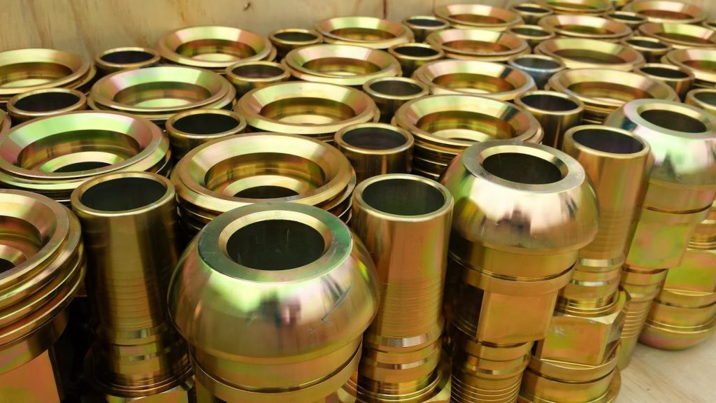 Still of ISS Precision Engineering manufactured hose fittings